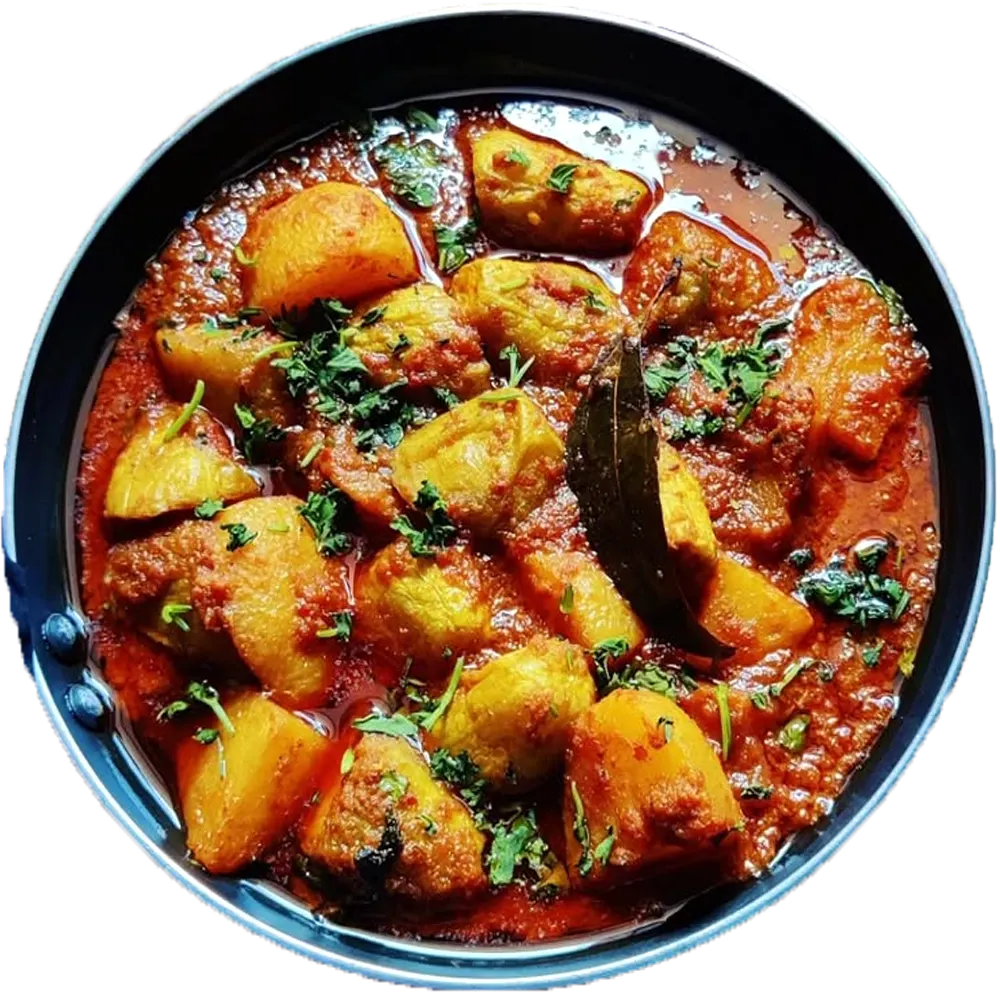 Om Gold Rice Bran Oil | Alu Potla Rasa Recipe